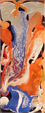 Cathedral City Art Collection: Elan Vital, 18 x 45 Painting #2056