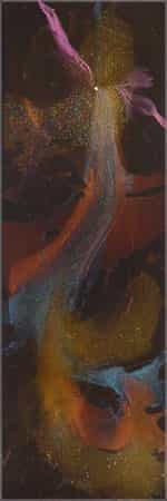 Cathedral City Art Collection: Elan Vital, 18 x 54 Painting #3032