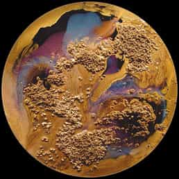 Cathedral City Art Collection: Elan Vital, 31 Round Painting #2485