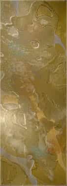Cathedral City Art Collection: Elan Vital, Gorgeous Golds Painting #4185