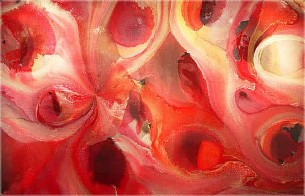 Cathedral City Art Collection: Elan Vital, Red Hot Painting #1776