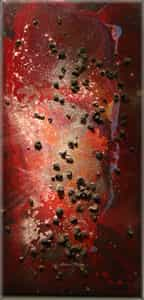 Cathedral City Art Collection: Elan Vital, Red Hot Painting #4074